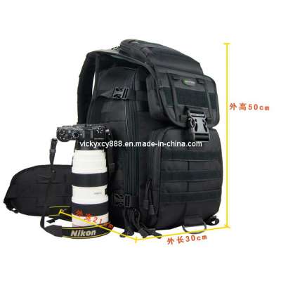 Double Shoulder Quality Camera Backpack Pack Bag (CY5821)